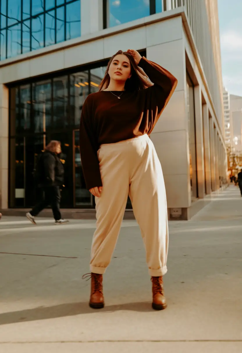 plus size fall fashion City Comfort With Clean Lines