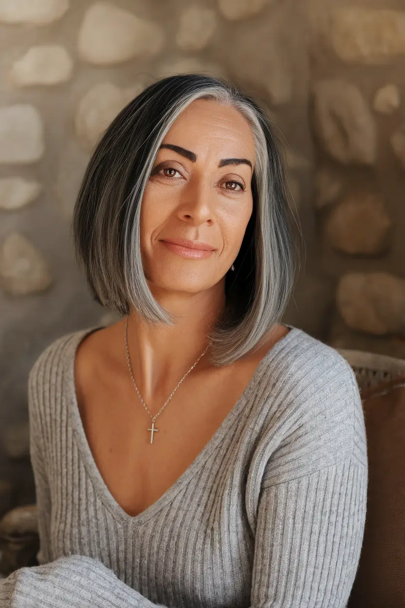 haircuts women over 50 thick hair The Refined Power Bob
