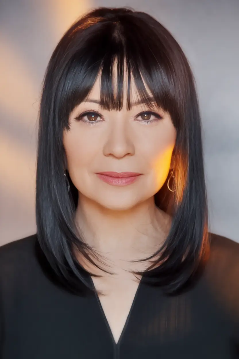 haircuts women over 50 with bangs Modern Pageboy with Precision Bangs
