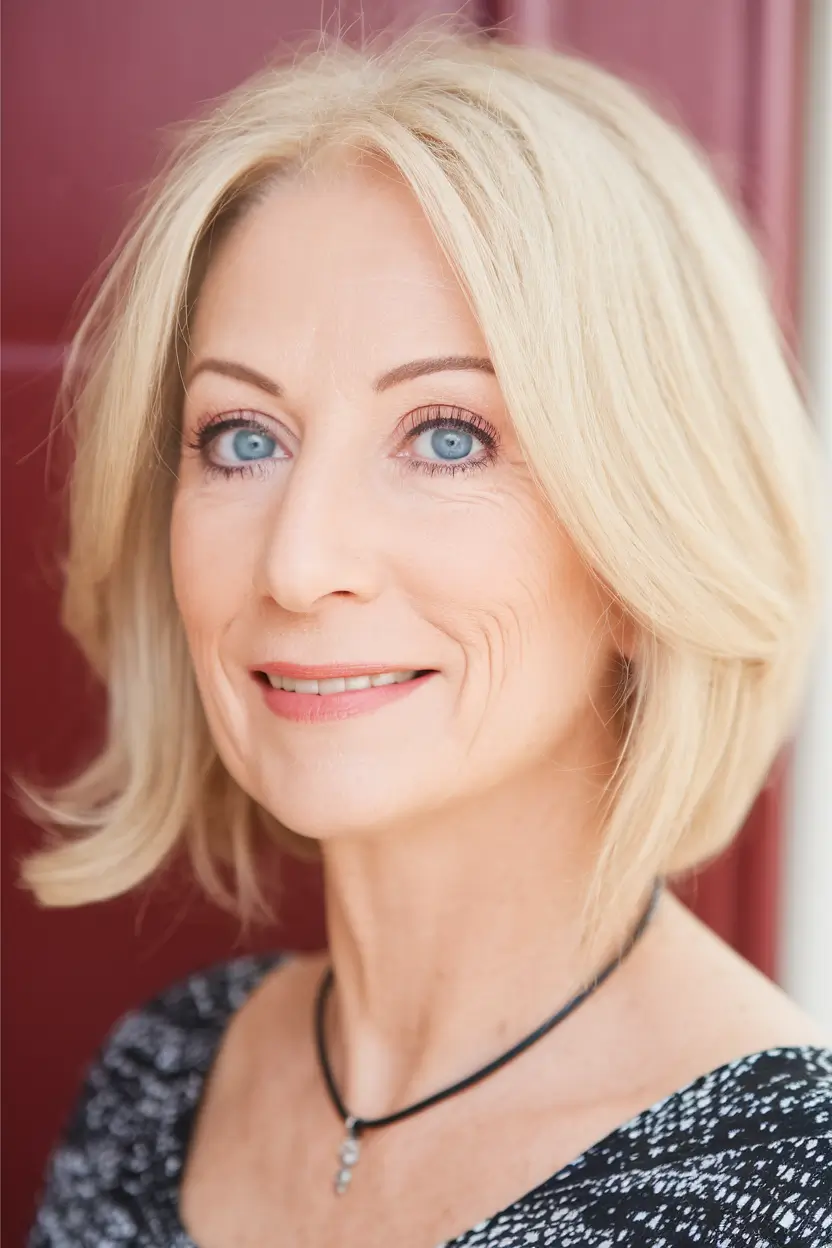 haircuts women over 50 fine hair Playful Long Bob with Soft Flips