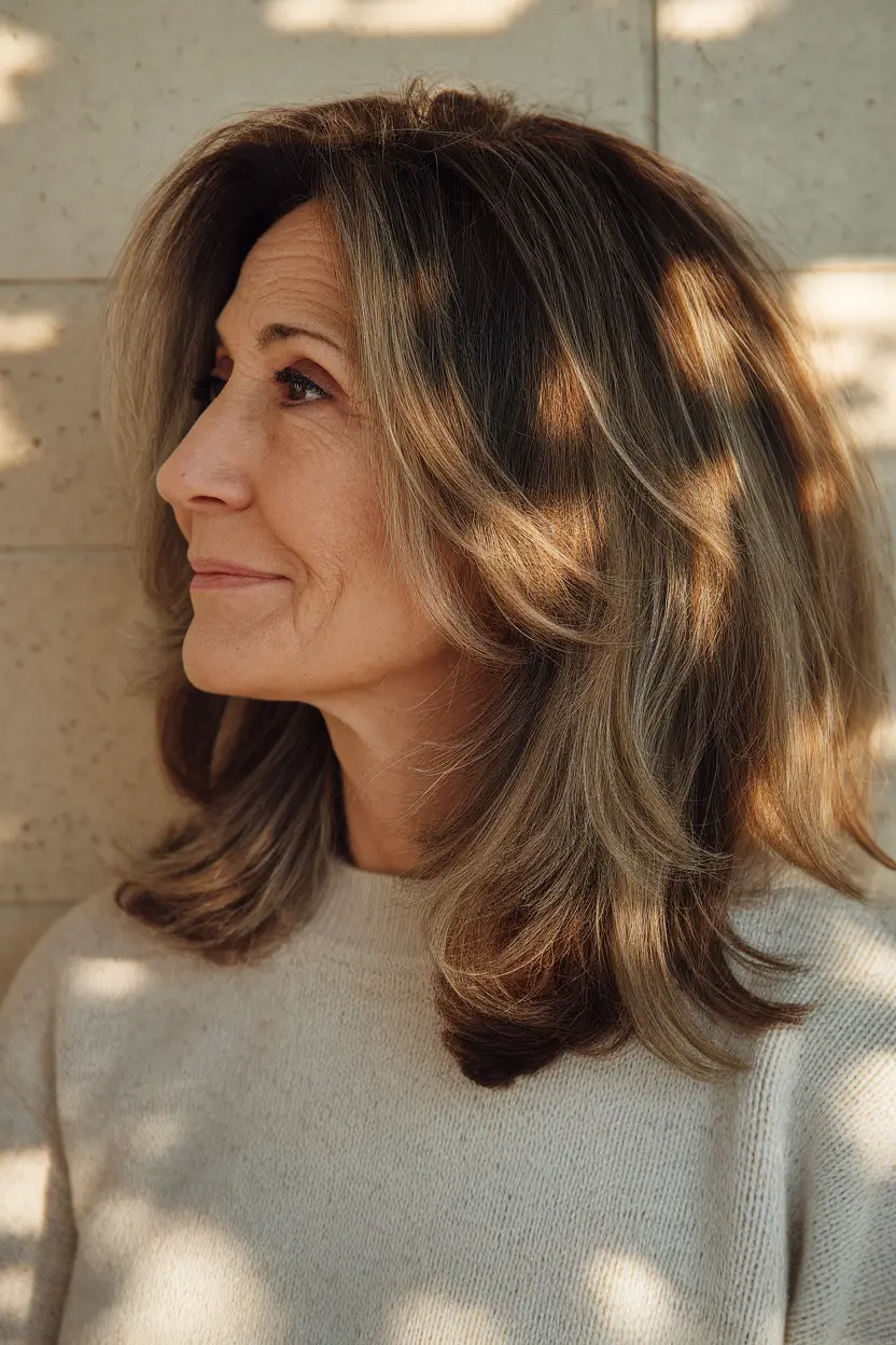 haircuts women over 50 medium Flipped-Out Volume with Bold Body