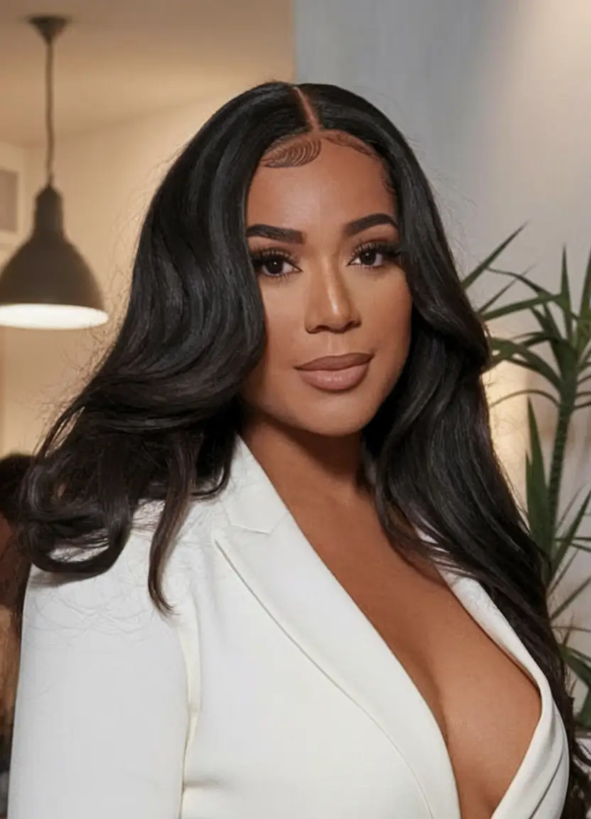 fall hair colors for cool skin tones Velvet Black with Sculpted Volume