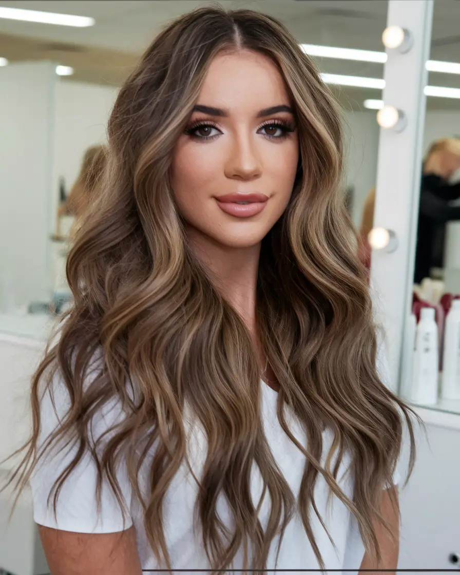 fall hair colors for cool skin tones Toffee Mocha Waves