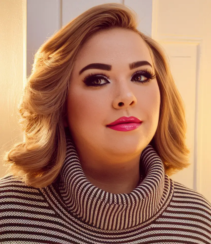 round face haircuts short double chin Vintage-Inspired Short Glam Curl