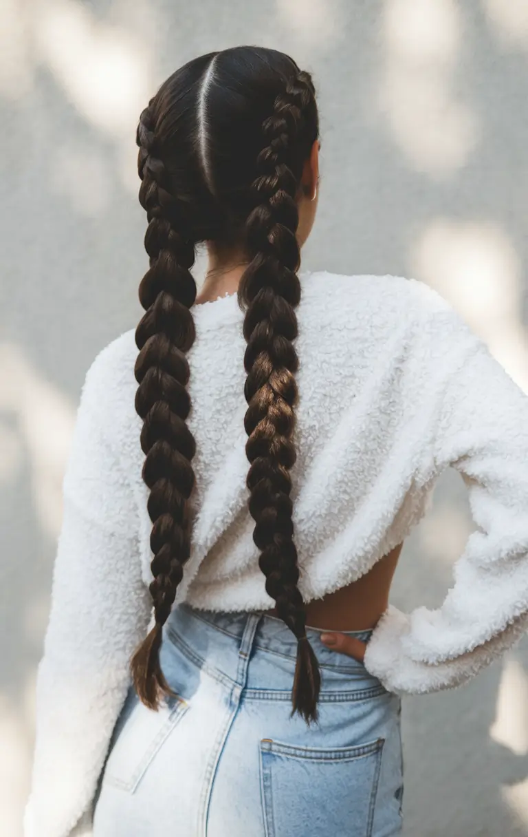 fall braids hairstyles Statement Braids for Laid-Back Sundays