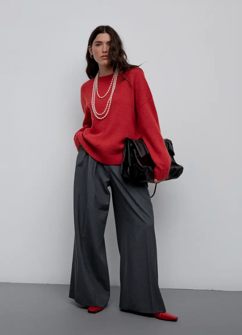 Women fashion outfits casual autumn street Relaxed Layers With a Parisian Nod