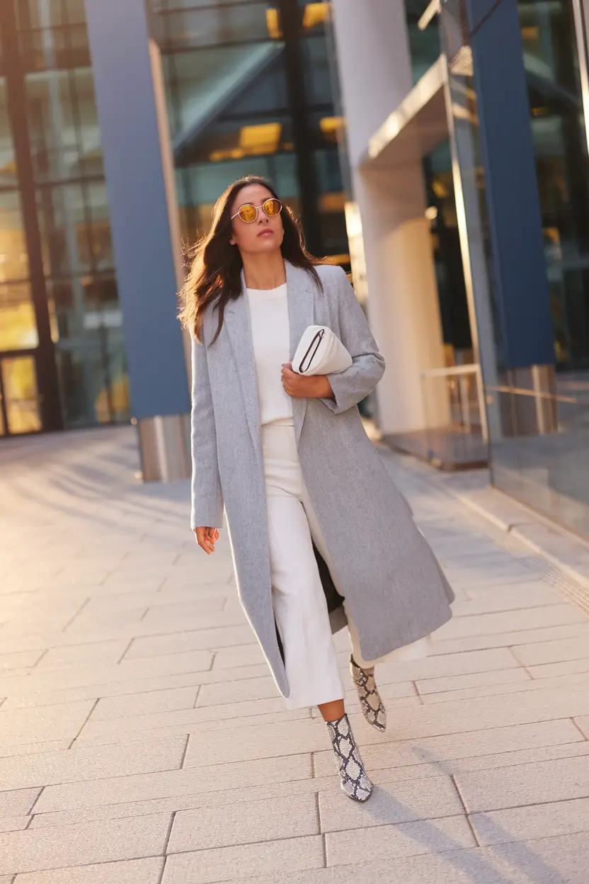 Women fashion outfits casual autumn street Soft Tailoring With City Swagger