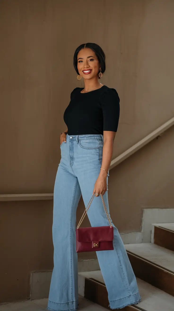 mom outfits for fall Light Denim, Luxe Details