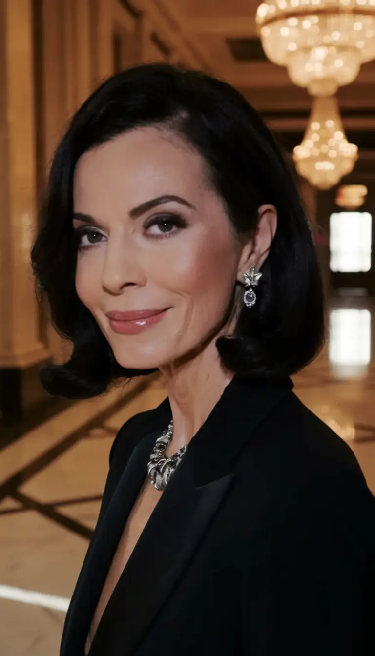 Fall hair color ideas 2025 for women over 40 Retro Bob with Voluminous Ends