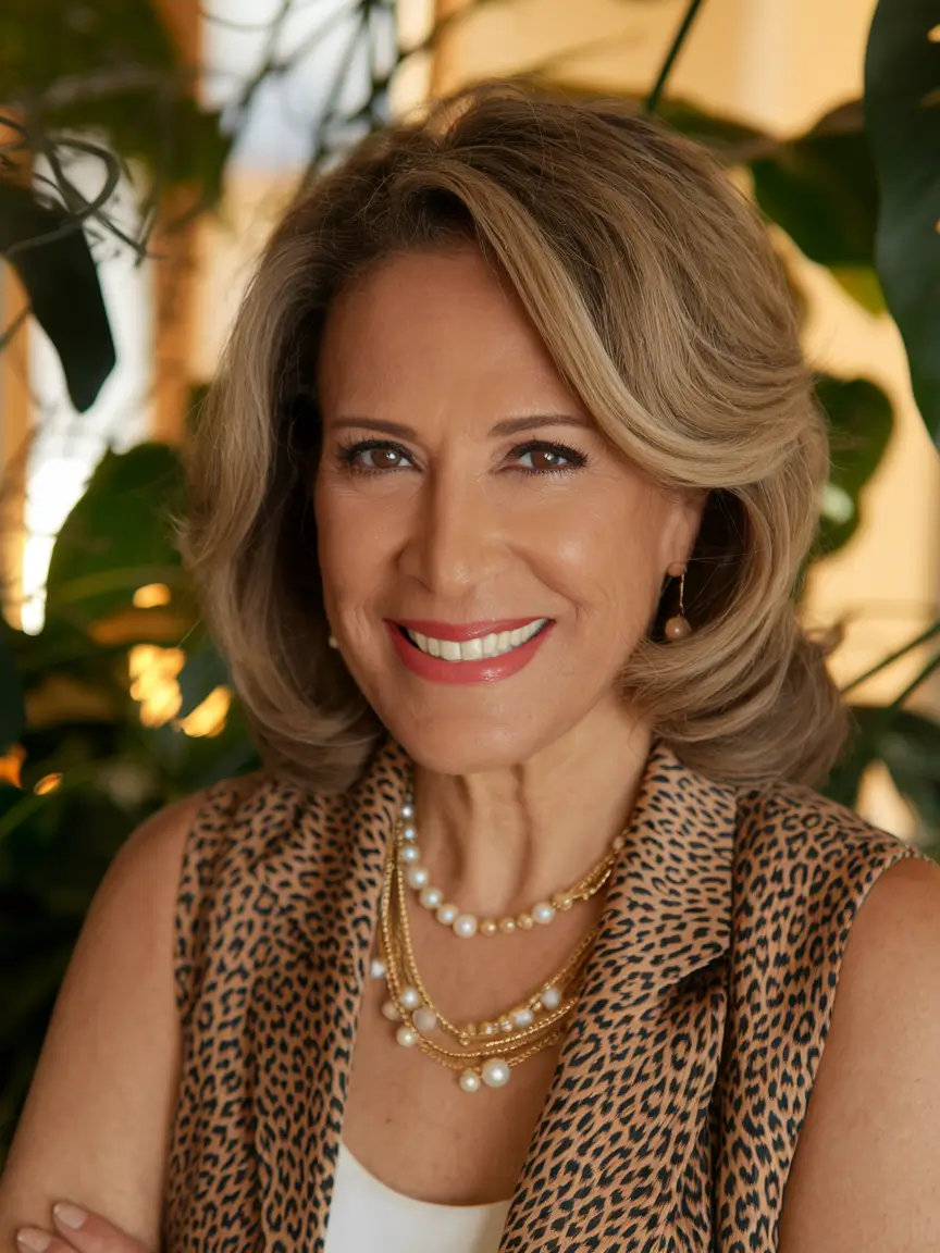 Fall hair color ideas 2025 for women over 60+Golden Champagne Blonde with Retro Softness