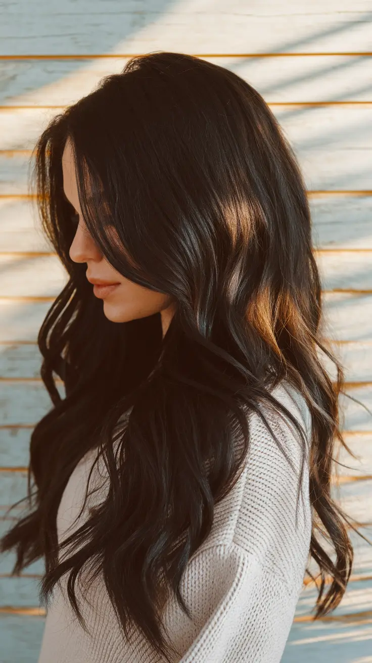 Fall Hair Color Ideas for Brunette 2025 Toasted Mocha Cascade