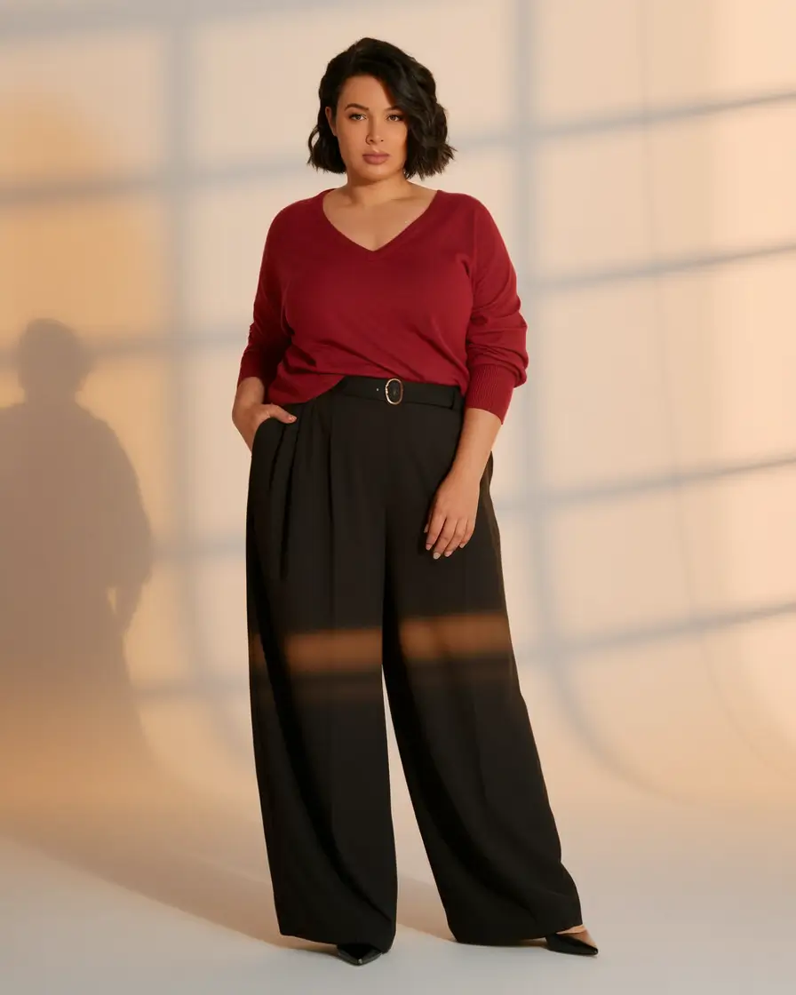 fall plus size capsule wardrobe Sweater Weather Done Sharp