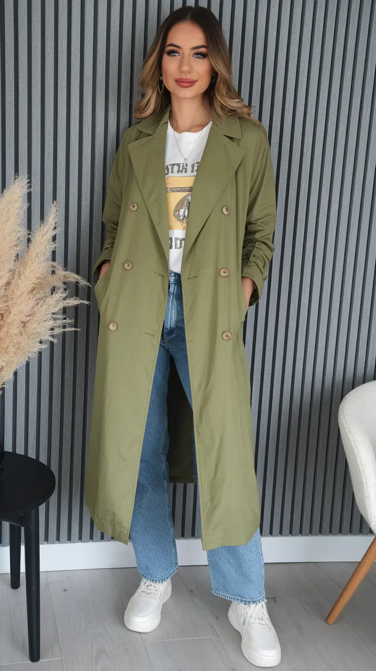 fall fashion trends women trench coat revival