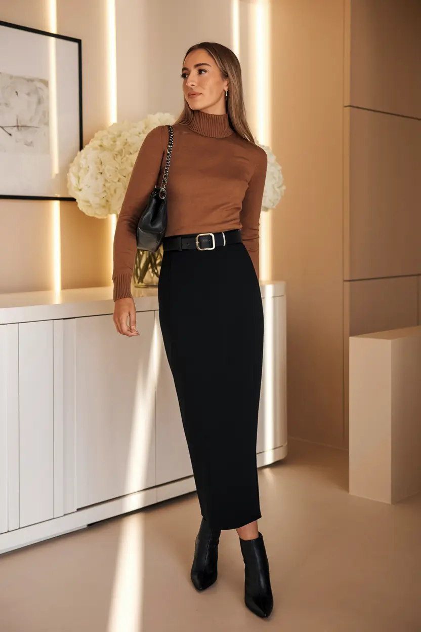 fall fashion trends women business casual 2025 Elegant Minimalism, Sharpened