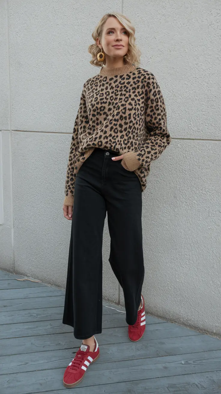 fall fashion outfits casual+Leopard Print, But Make It Casual