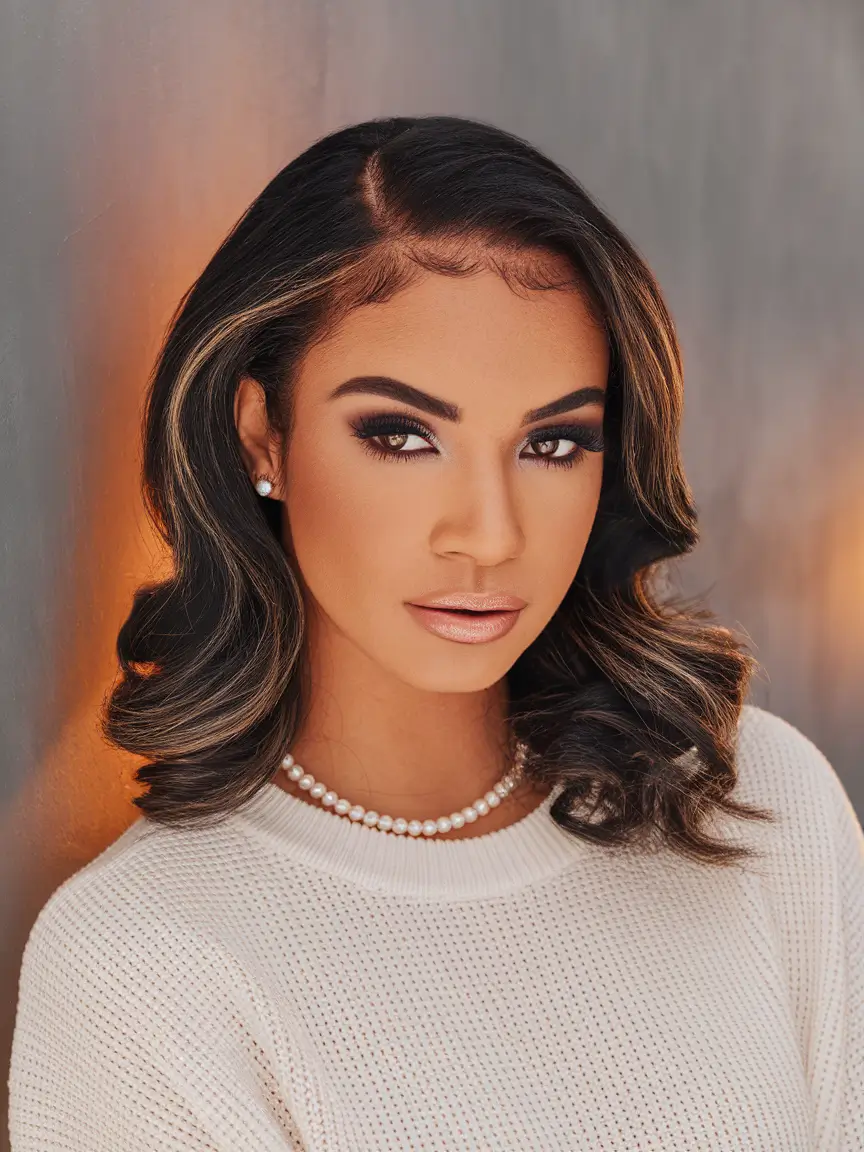 fun fall hair colors Glossy Chocolate Waves with Espresso Ribbons