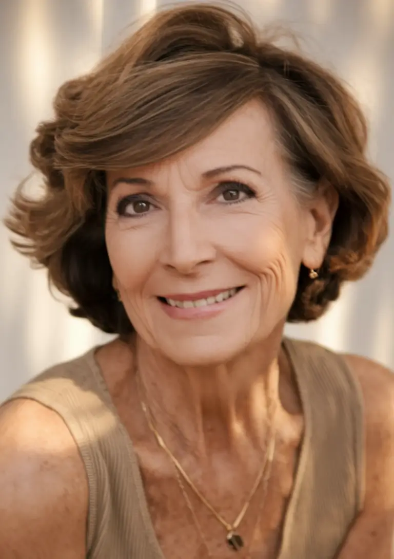 Hair trends 2025 Fluffy Curled Bob with Lifted Bangs