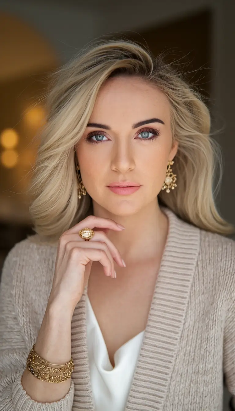 Must-Try Fall Blonde Hair Colors for 2025 – Golden Glow for Blue-Eyed Blondes