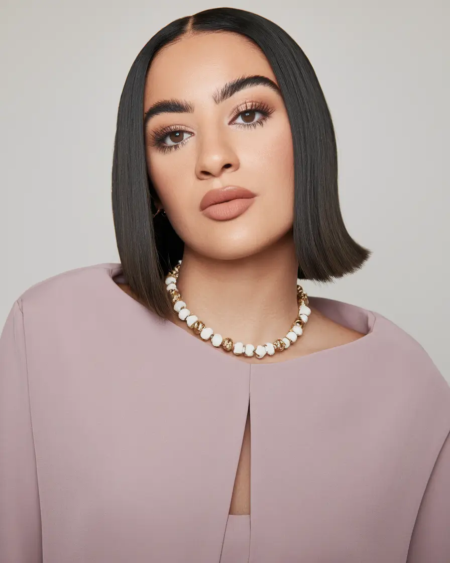 fall short haircuts Glass-Straight Sharp Bob