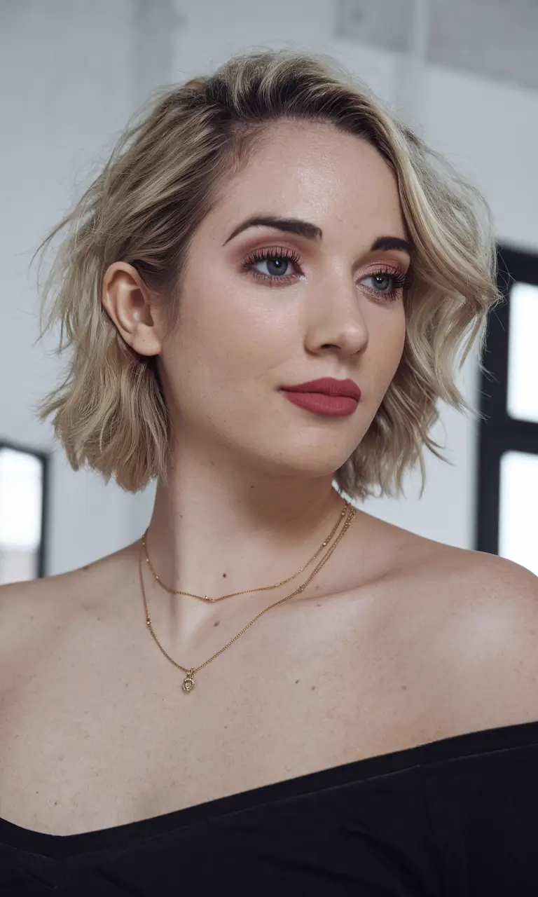 fall short haircuts Choppy Blonde Layers for Texture