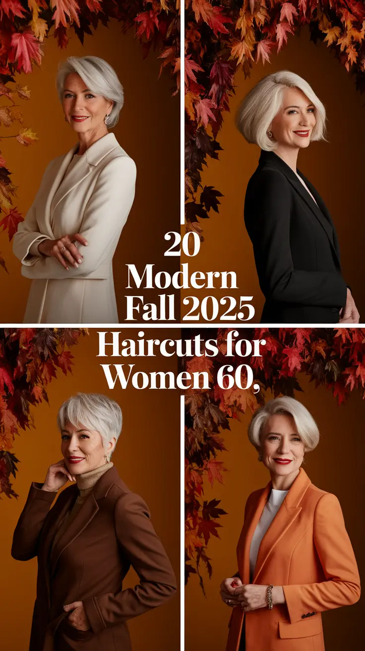 Elegant Fall 2025 Haircut Inspiration for Women Over 60 That Feel Fresh and Modern