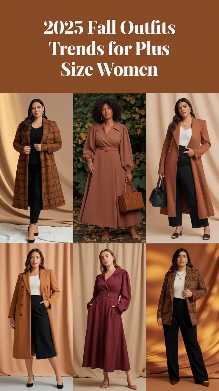 2025 Fall Outfits Trends for Plus Size Women: Cozy, Confident & Chic Looks for Every Occasion