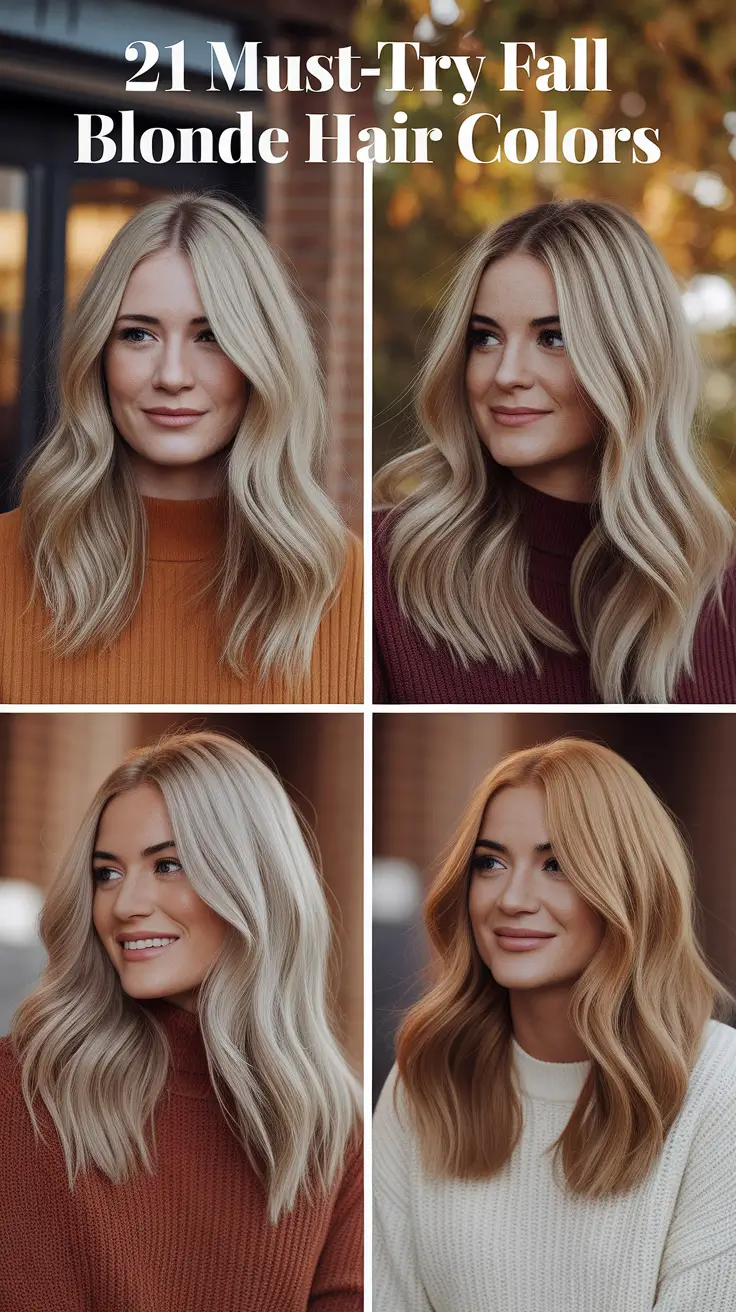 Must-Try Fall Blonde Hair Colors for 2025 That Will Elevate Every Look