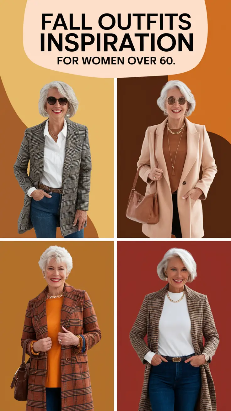 2025 Fall Outfits Inspiration for Women Over 60: Chic, Cozy & Confident Looks for Any Degree Weather