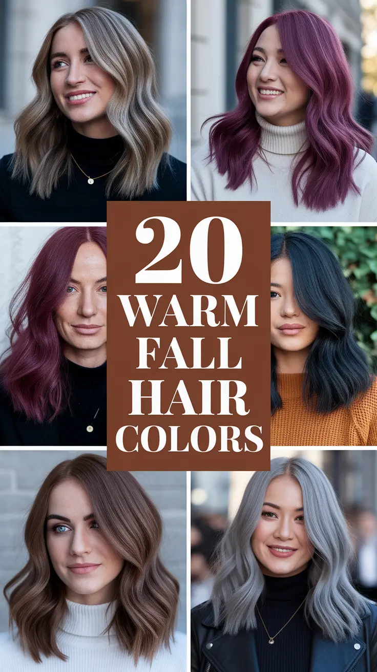 Warm Fall Hair Colors for 2025: Fresh Ideas for Brunettes, Blondes, and Reds