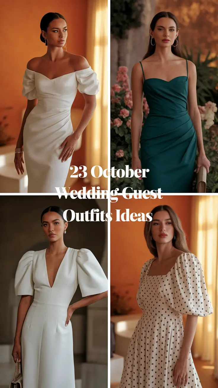 October Wedding Guest Outfits Ideas 2025 That Are Chic, Warm, and Unforgettable