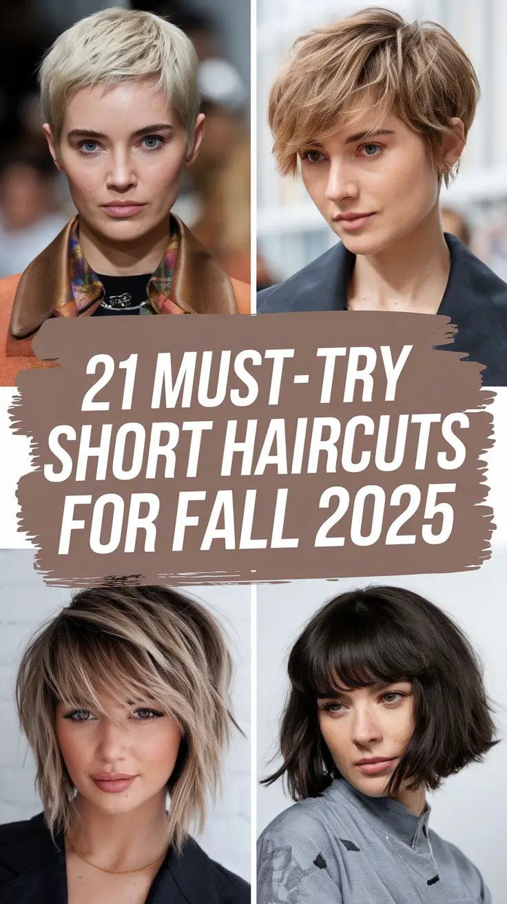 Must-Try Short Haircuts for Fall 2025: Fresh, Feminine & Fall-Ready Looks