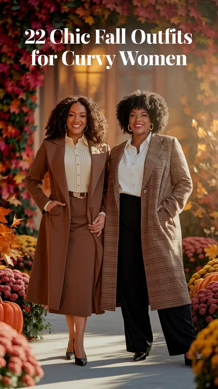 Chic Fall Outfits for Curvy Women in 2025: Casual, Dressy & Totally Wearable Looks