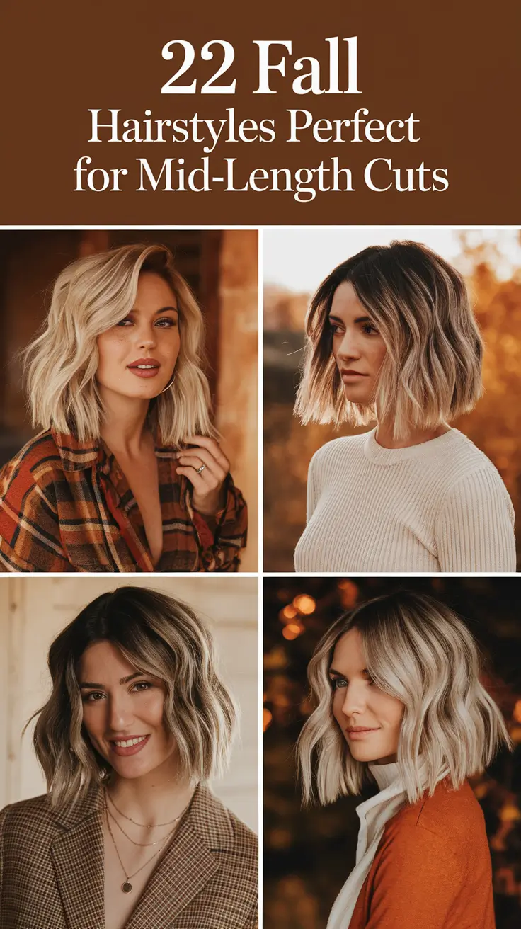 Fall 2025 Hairstyles Perfect for Mid-Length Cuts That Make You Feel Instantly Chic
