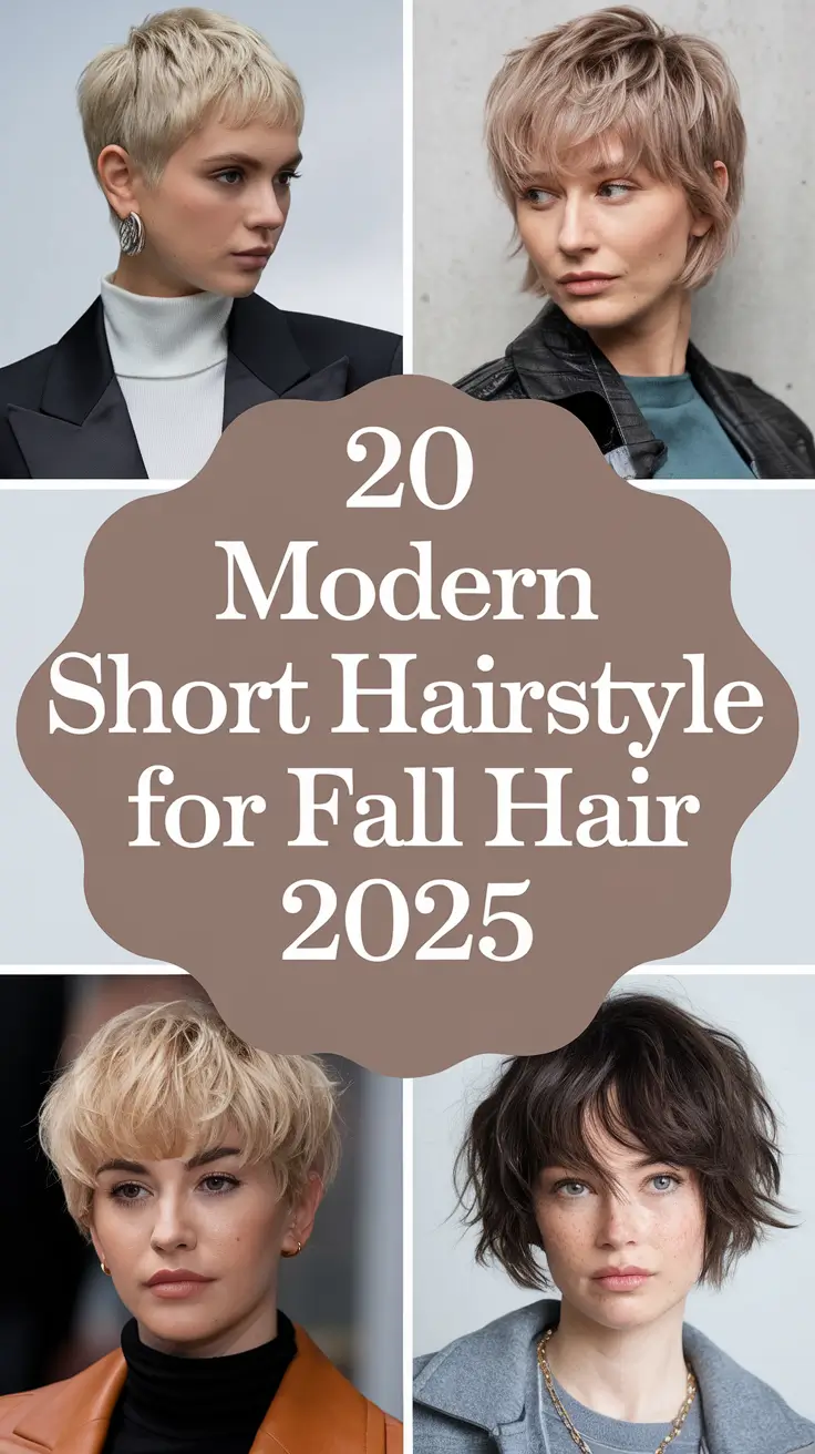 Modern Short Hairstyles for Fall Hair 2025: Cute, Bold & Totally Easy Looks to Try Now