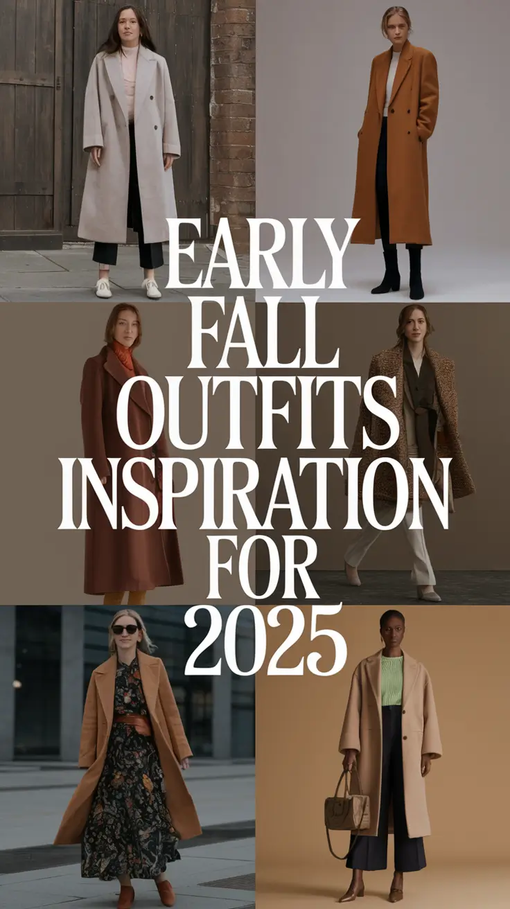 Early Fall Outfits Inspiration for 2025: Chic Ideas for Europe, Work & Warm Weather Style