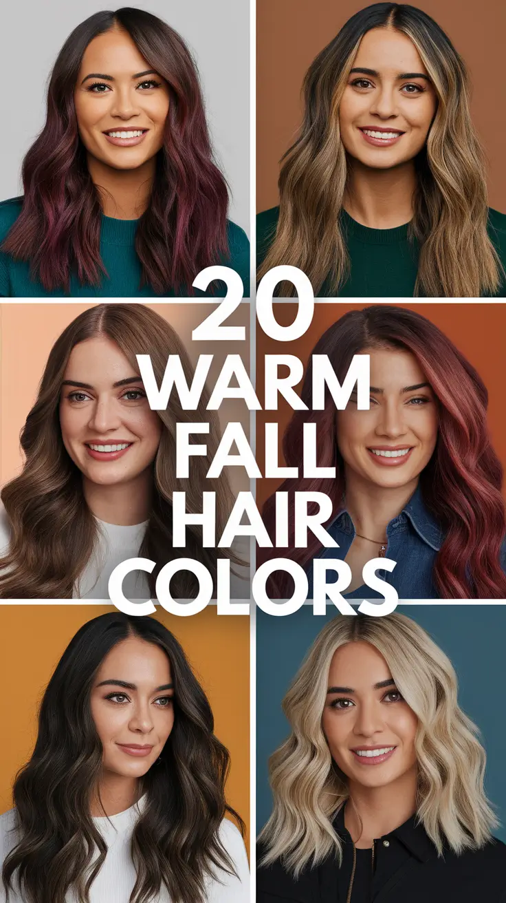 Warm Fall Hair Colors for 2025: Fresh Ideas for Brunettes, Blondes, and Reds