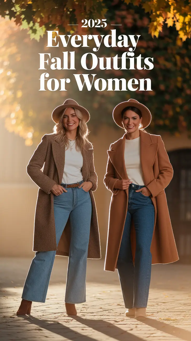 2025 Everyday Fall Outfits for Women: Casual and Chic Looks to Wear All Season