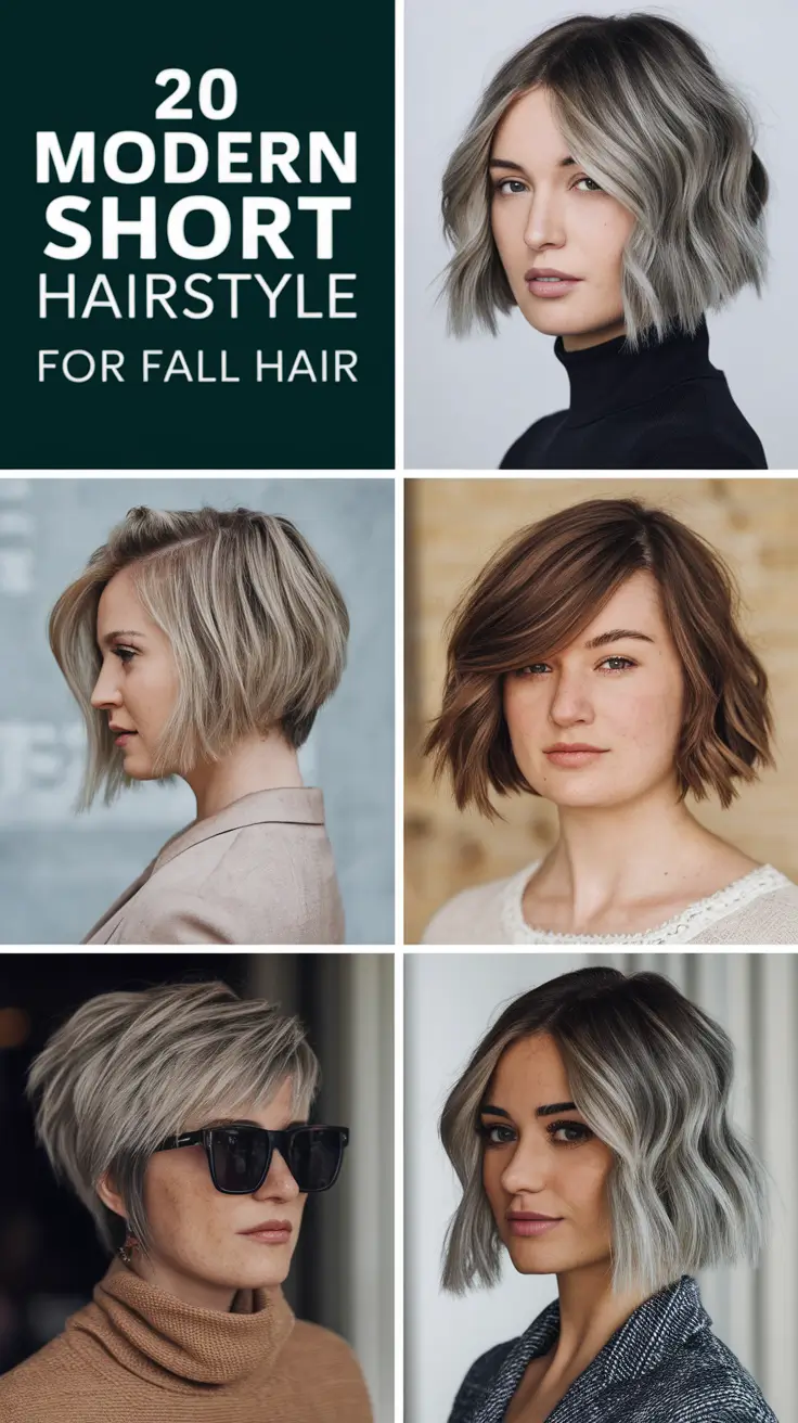 Modern Short Hairstyles for Fall Hair 2025: Cute, Bold & Totally Easy Looks to Try Now