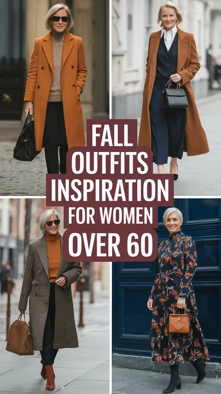 2025 Fall Outfits Inspiration for Women Over 60: Chic, Cozy & Confident Looks for Any Degree Weather
