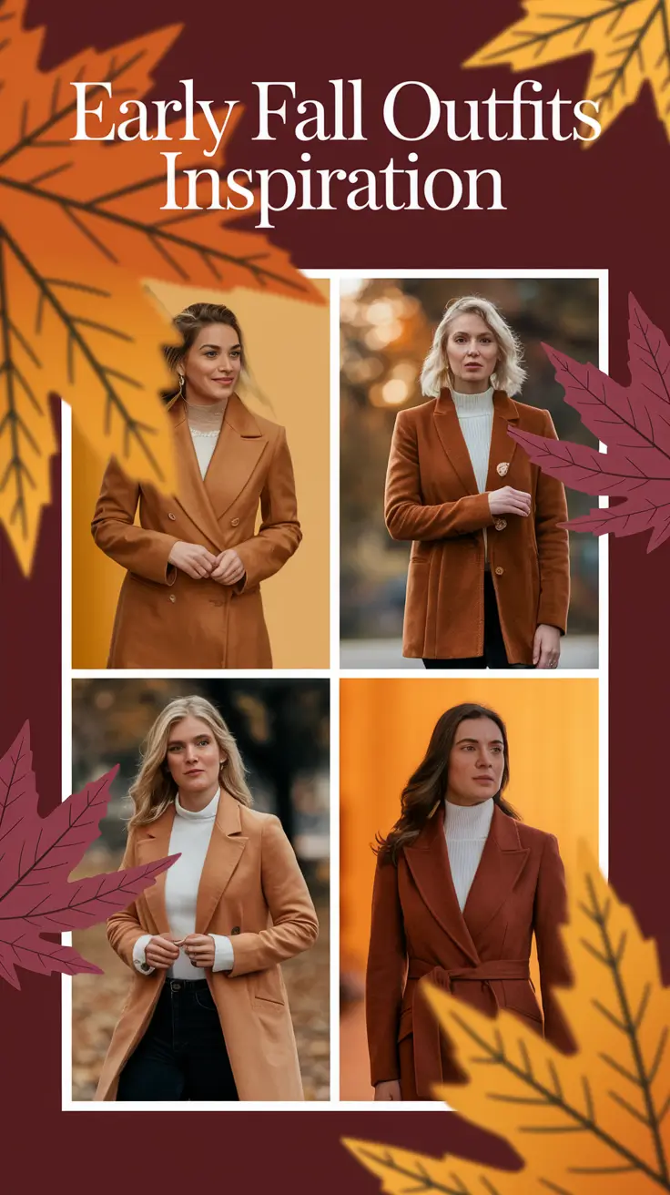 Early Fall Outfits Inspiration for 2025: Chic Ideas for Europe, Work & Warm Weather Style