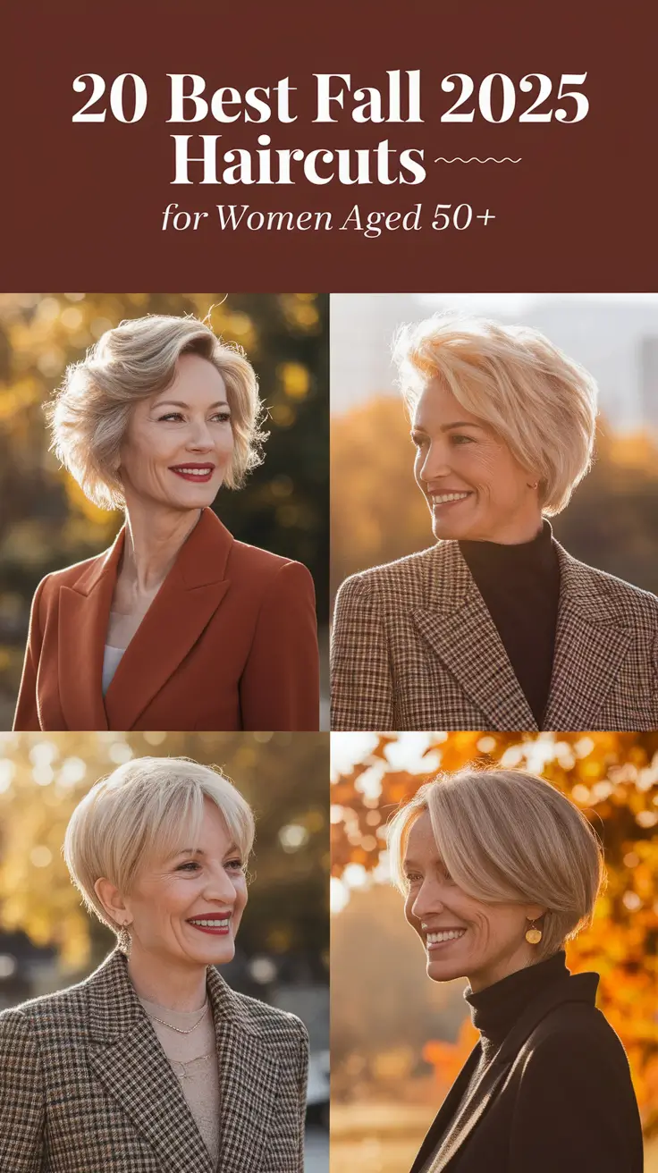 Fall 2025 Haircut That Flatter Women 50+: The Best Midlength & Short Looks of the Season