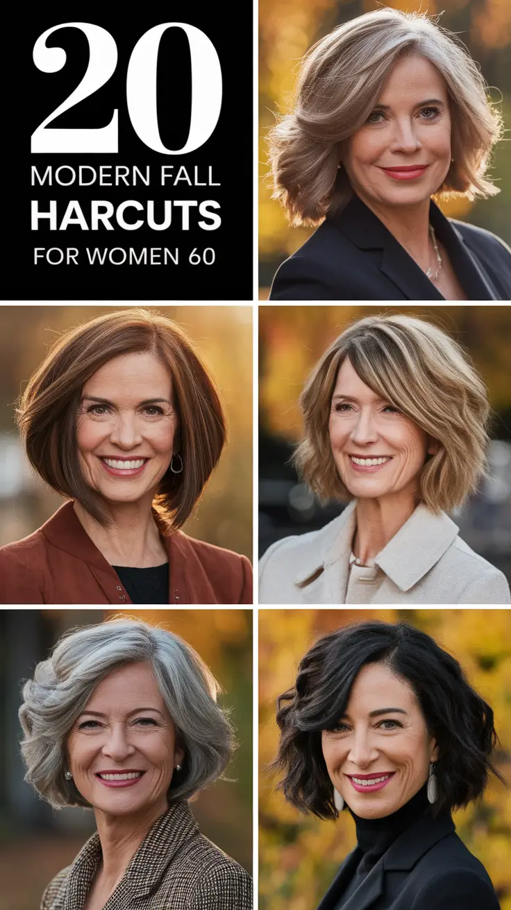 Elegant Fall 2025 Haircut Inspiration for Women Over 60 That Feel Fresh and Modern