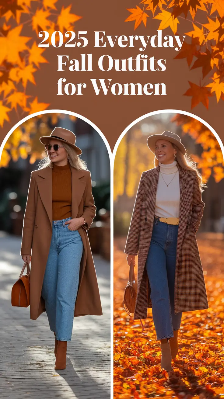 2025 Everyday Fall Outfits for Women: Casual and Chic Looks to Wear All Season