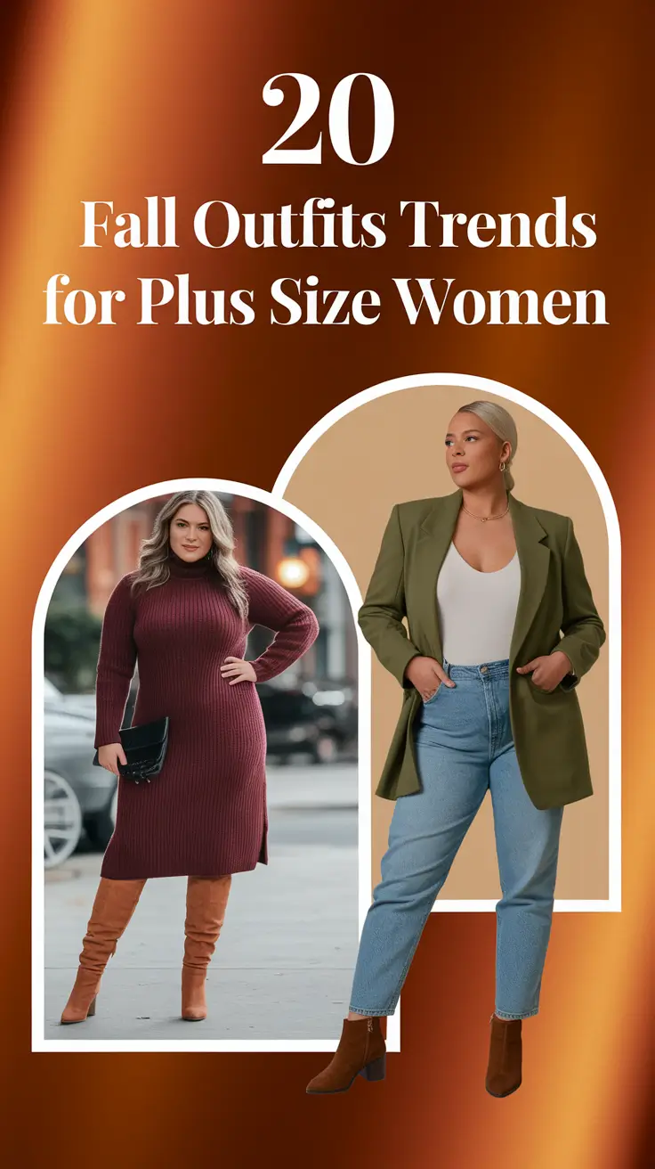 2025 Fall Outfits Trends for Plus Size Women: Cozy, Confident & Chic Looks for Every Occasion