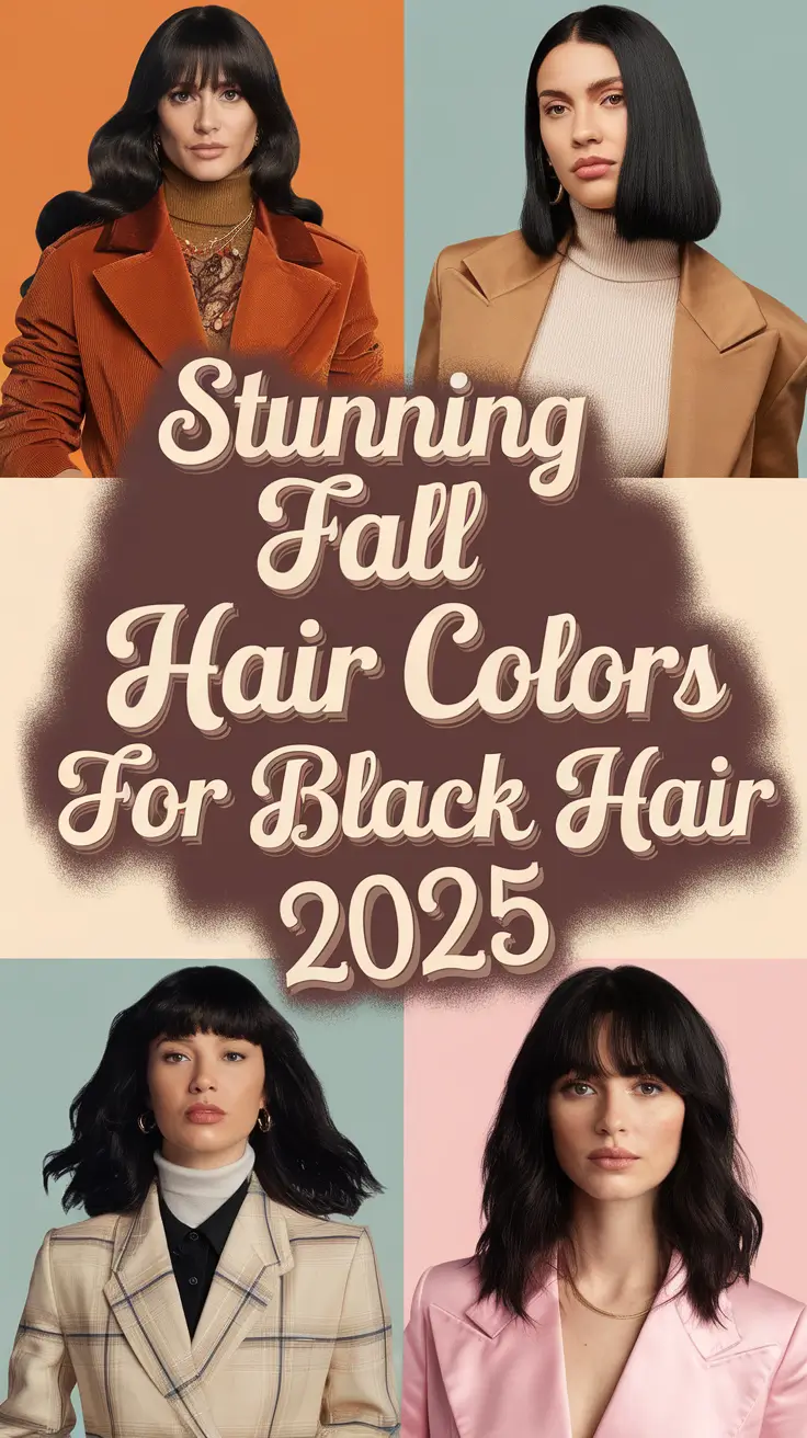 Stunning Fall Hair Colors for Black Hair 2025 That Bring Out the Best in Every Tone