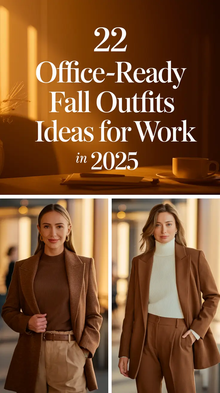 Office-Ready Fall Outfits Ideas for Work in 2025 That Are Chic and Functional