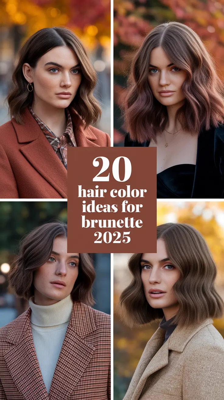 Fall Hair Color Ideas for Brunette 2025: Rich Balayage, Money Piece & Dimensional Trends to Try Now