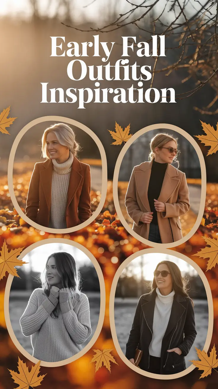 Early Fall Outfits Inspiration for 2025: Chic Ideas for Europe, Work & Warm Weather Style