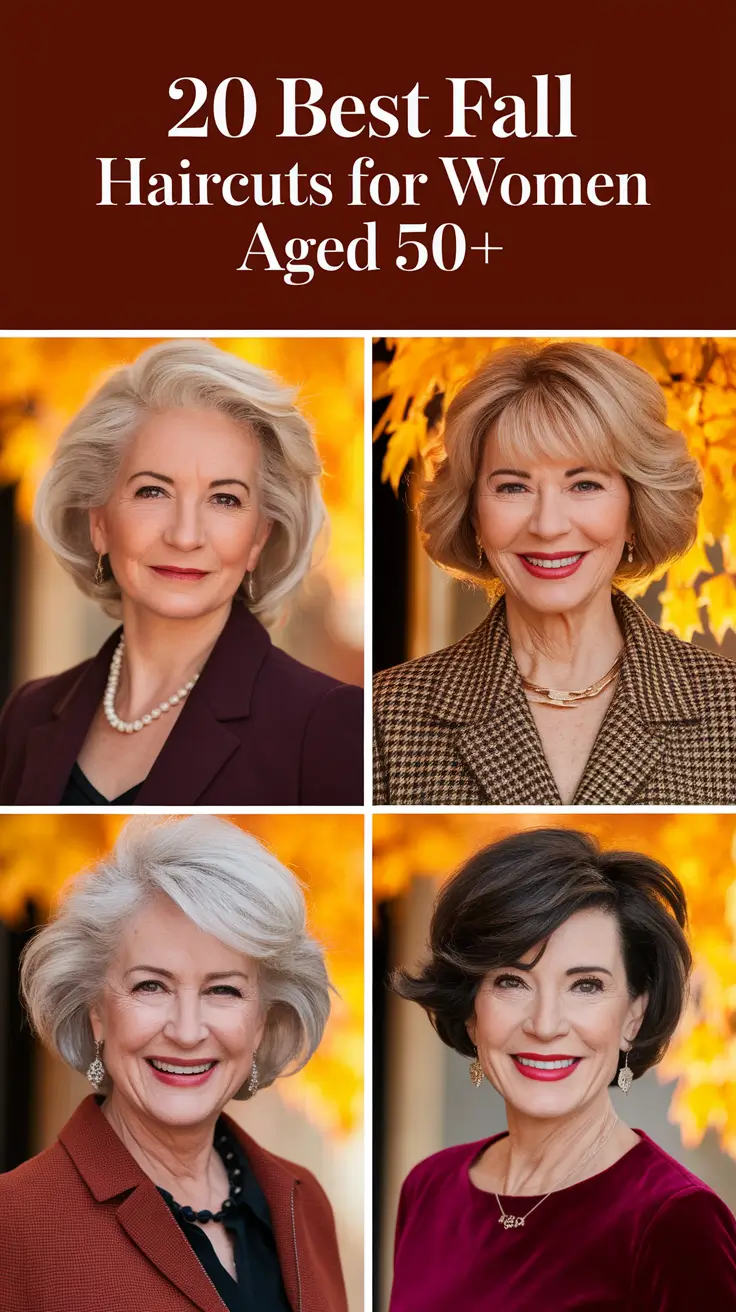 Fall 2025 Haircut That Flatter Women 50+: The Best Midlength & Short Looks of the Season