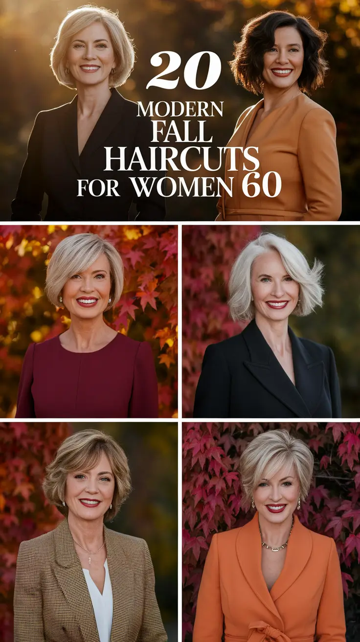 Elegant Fall 2025 Haircut Inspiration for Women Over 60 That Feel Fresh and Modern